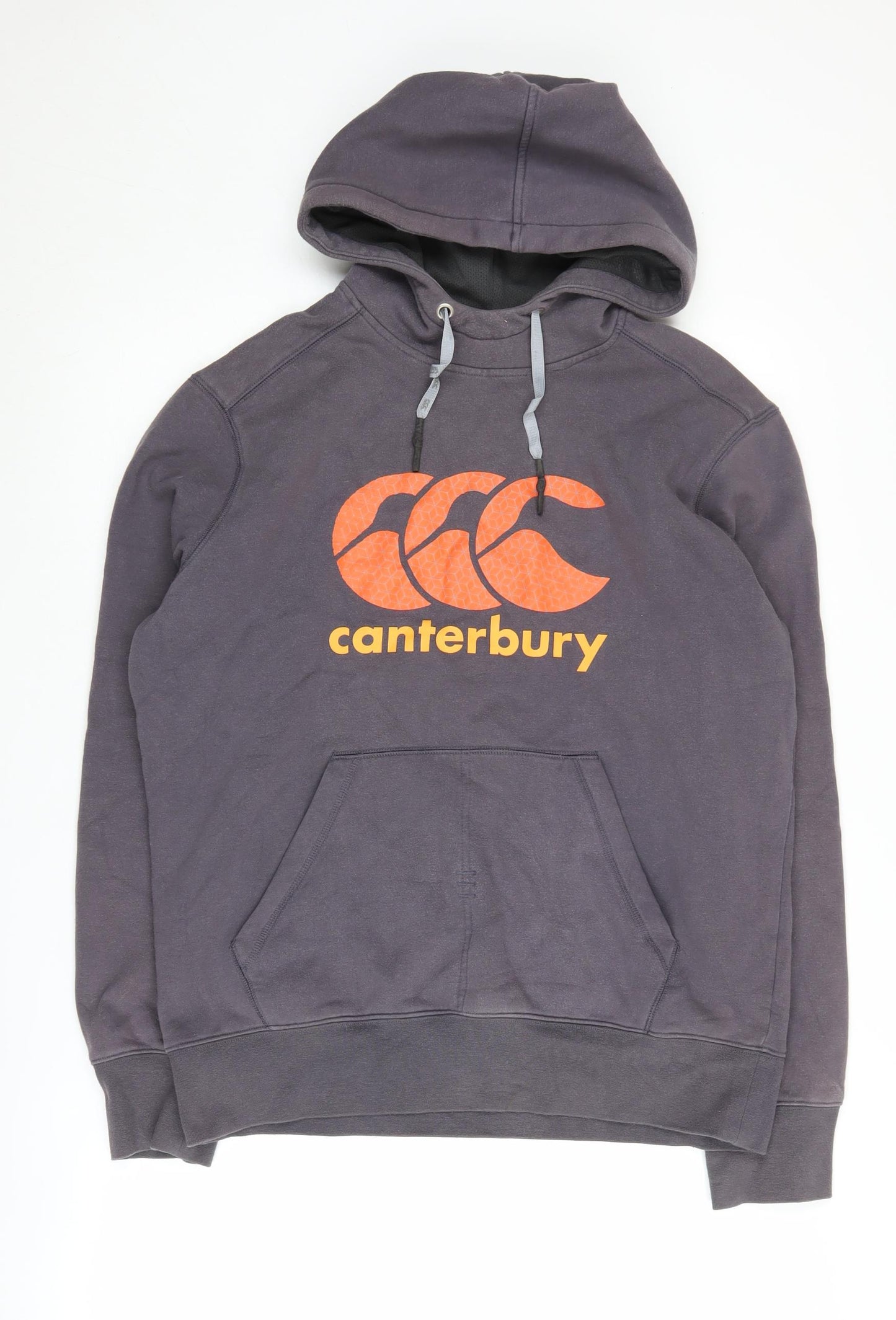 Canterbury Men's Grey Pullover Hoodie M with Logo