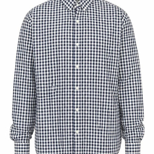 Jack & Jones Men's Blue Check Button-Up Shirt Small