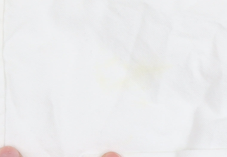 Next Men's White Cotton Button-Up Shirt M