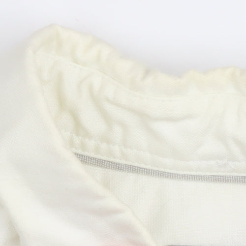 Next Men's White Cotton Button-Up Shirt M