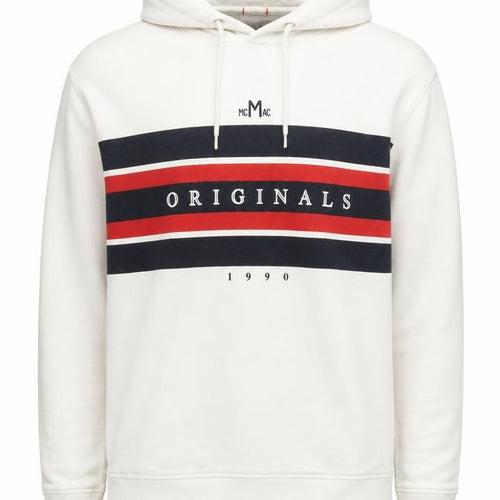 Jack & Jones Men's White Pullover Hoodie M