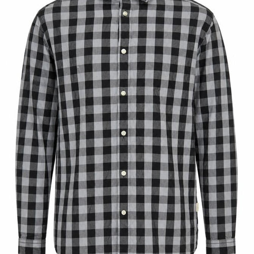 Jack & Jones Men’s Check Shirt M Black Grey Regular Fit