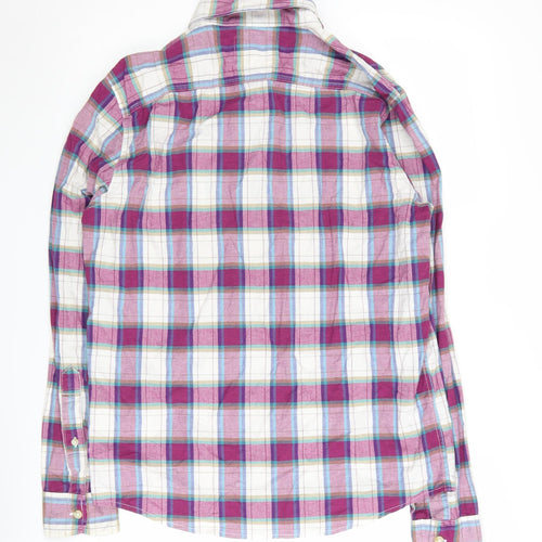 Hollister Men's Multicoloured Plaid Button-Up Shirt M