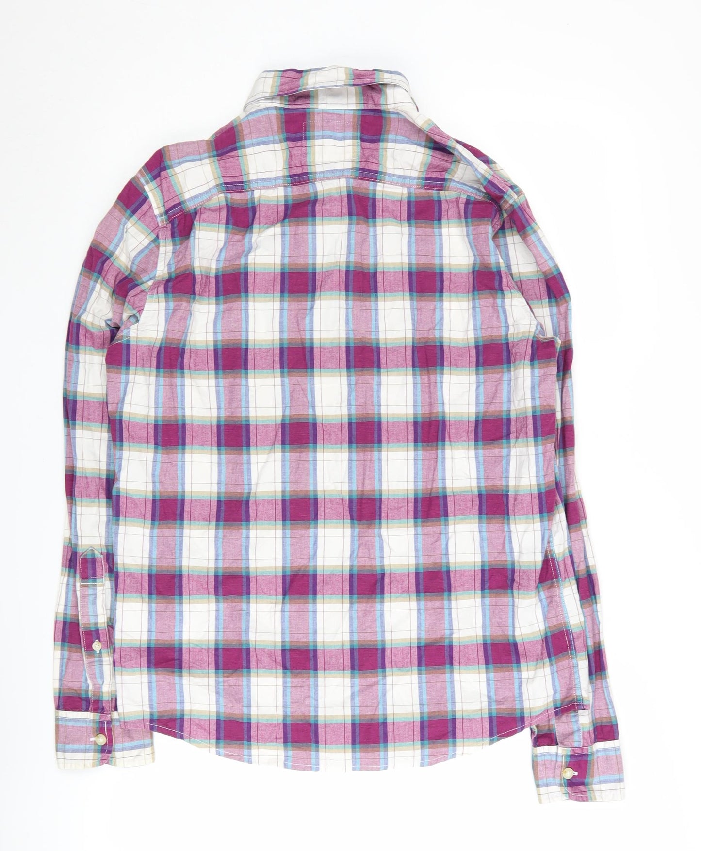 Hollister Men's Multicoloured Plaid Button-Up Shirt M