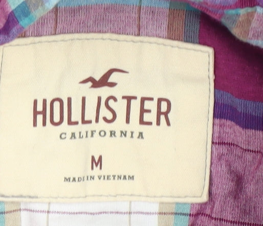 Hollister Men's Multicoloured Plaid Button-Up Shirt M