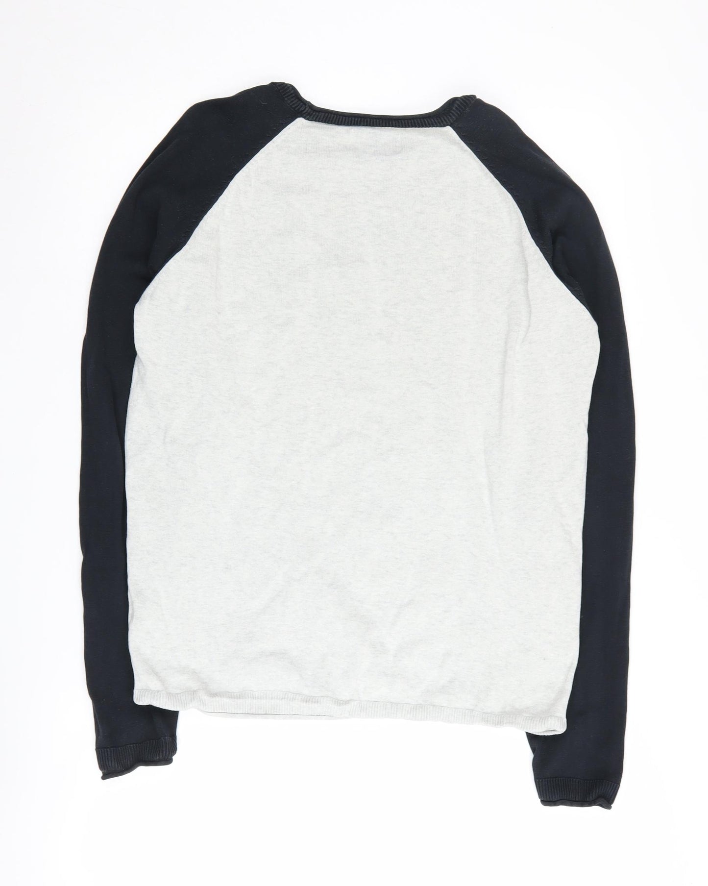 Jack & Jones Men's Grey Pullover Jumper, Size S, Casual Wear