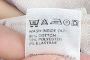 Marks and Spencer Women's Beige Straight Jeans Size 12