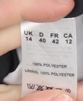 Jeff Banks Women's White Shift Dress Size 14