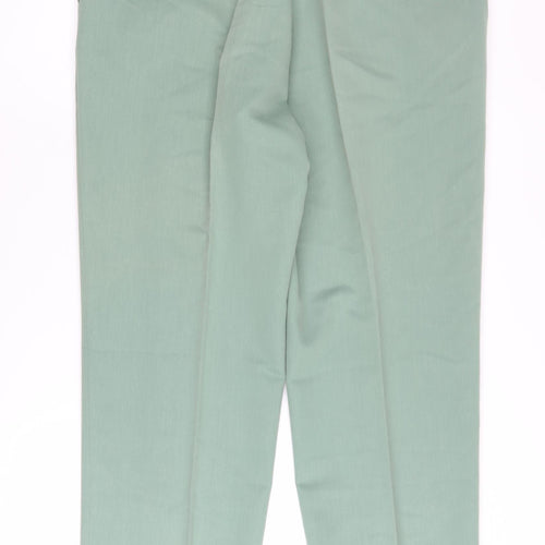 Farah Men's Green Straight Fit Trousers - Size L