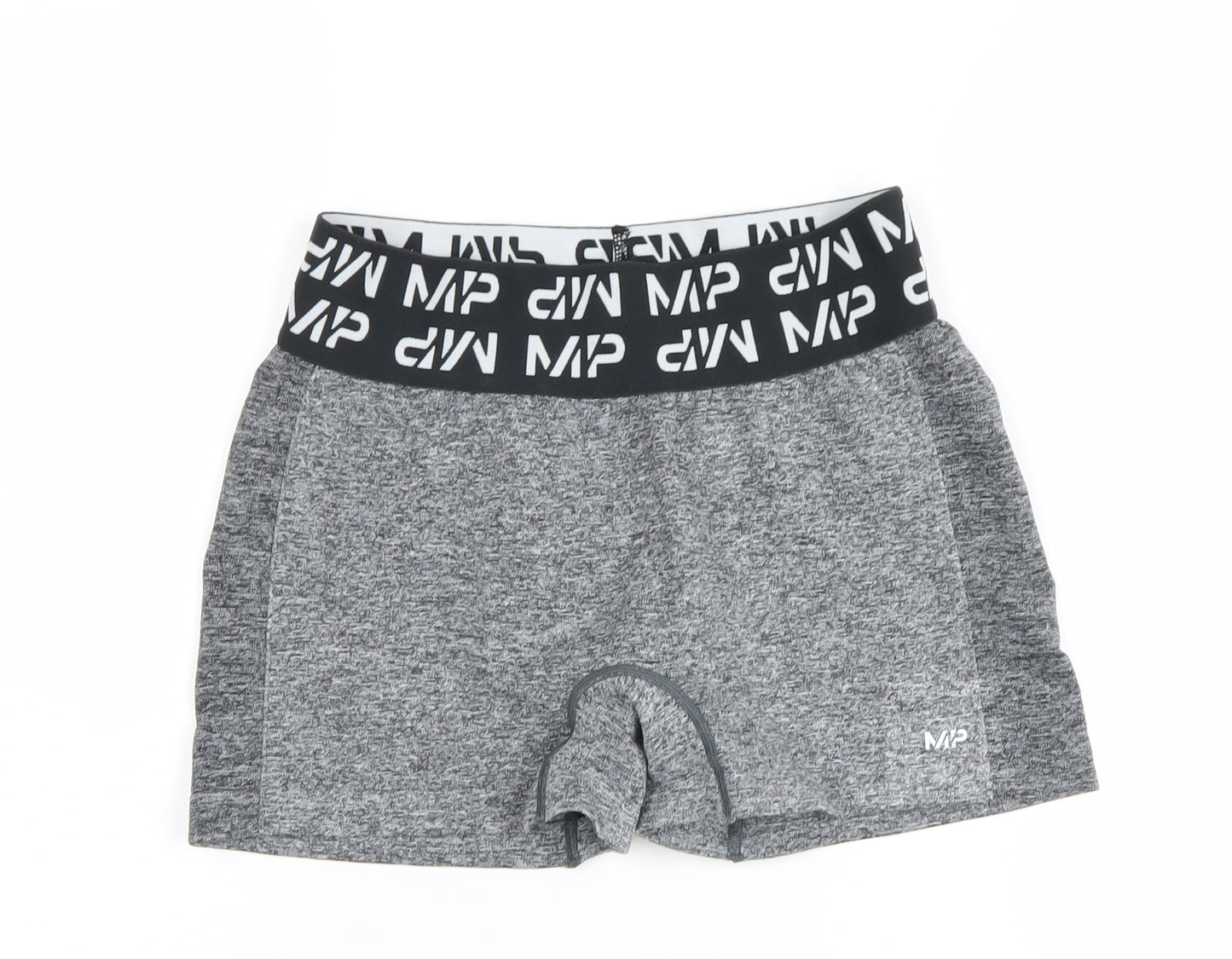 MP Women's Grey Athletic Shorts M Gym & Training