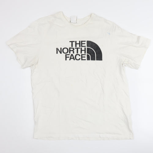 The North Face Men's White L Logo T-Shirt