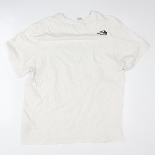The North Face Men's White L Logo T-Shirt