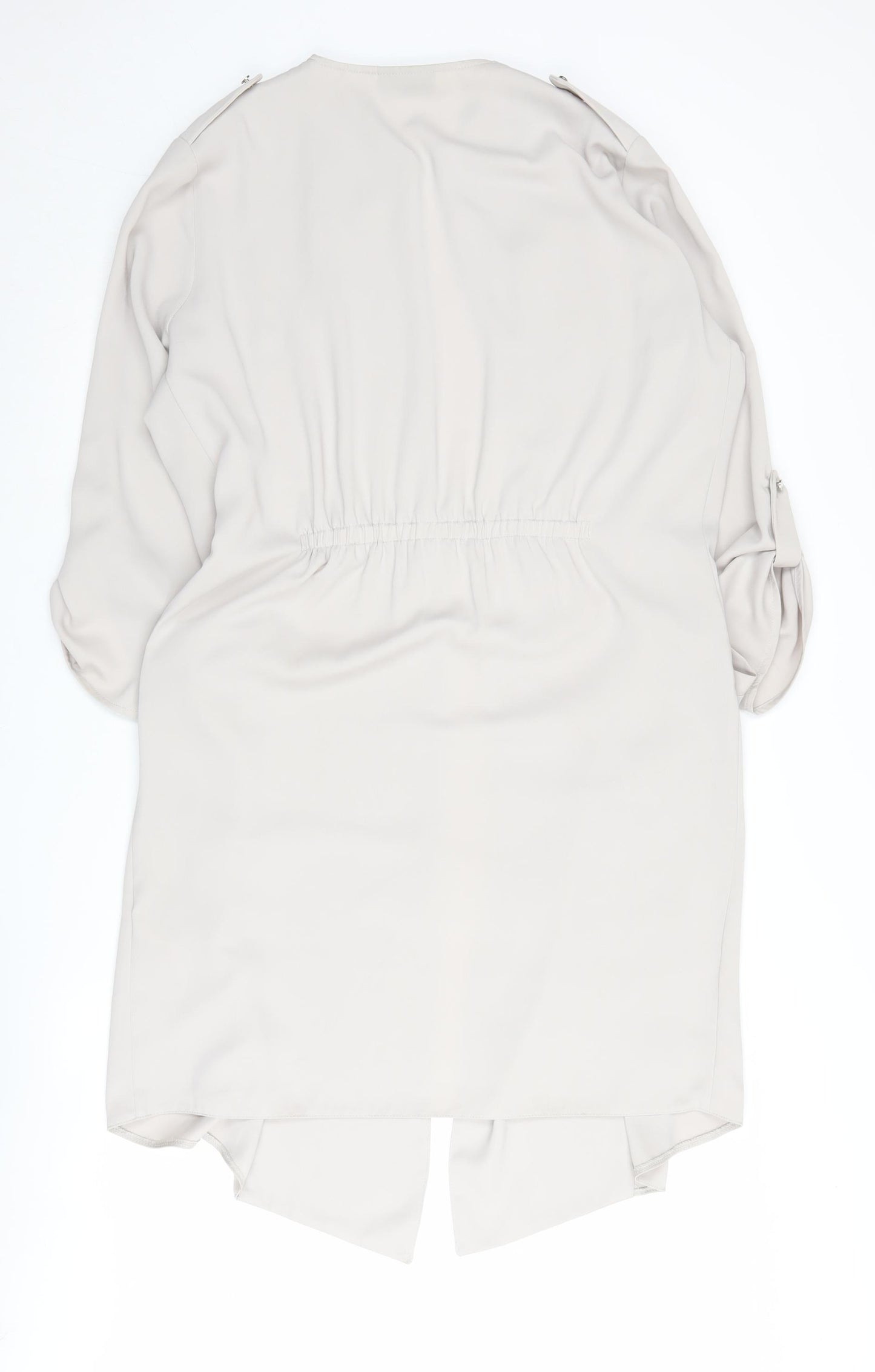 Wallis Women's Beige Long Jacket Size 18