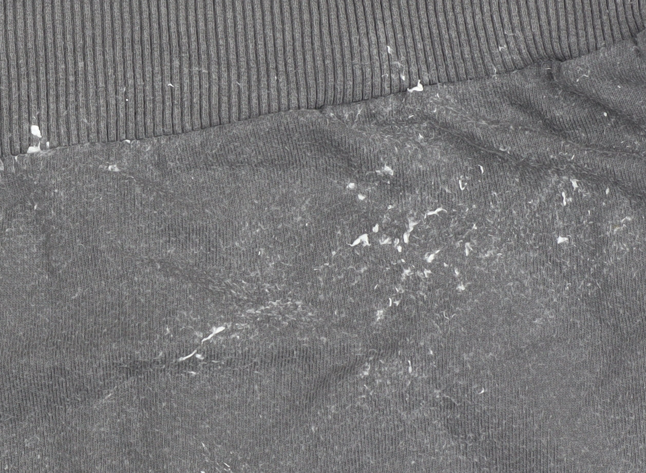 Collusion Men's Grey Long Sleeve Pullover Hoodie L