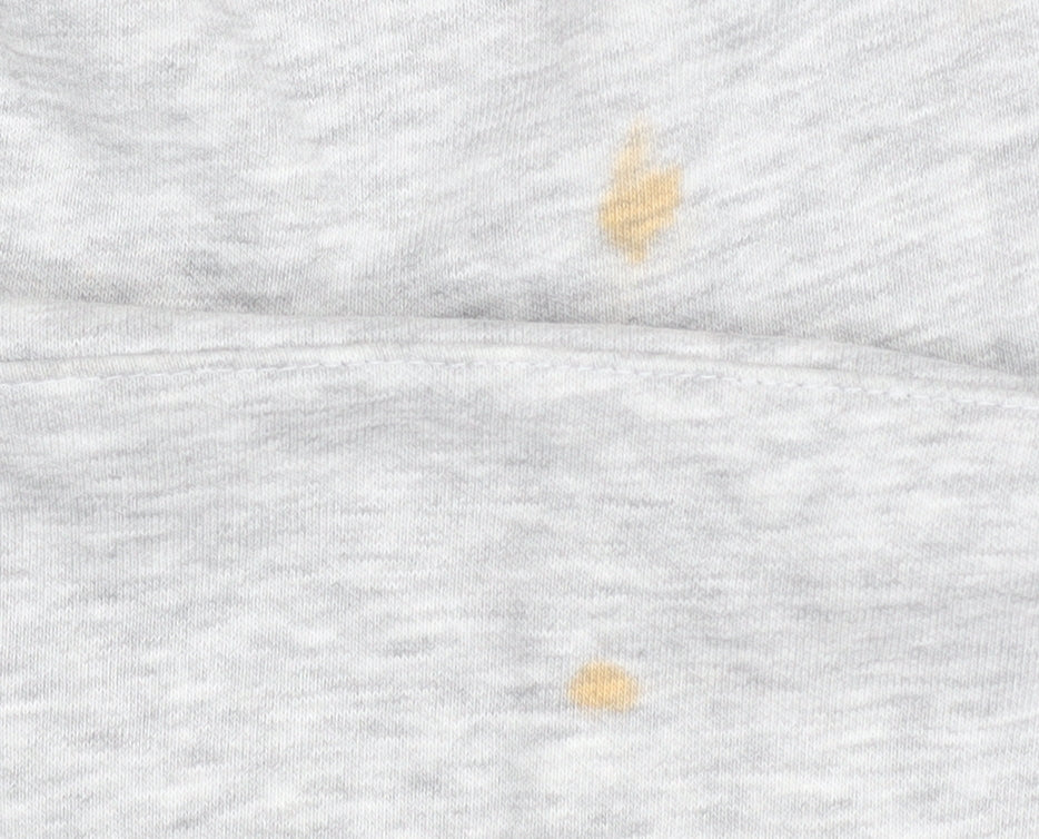 Collusion Men's Grey Hooded Pullover Hoodie L