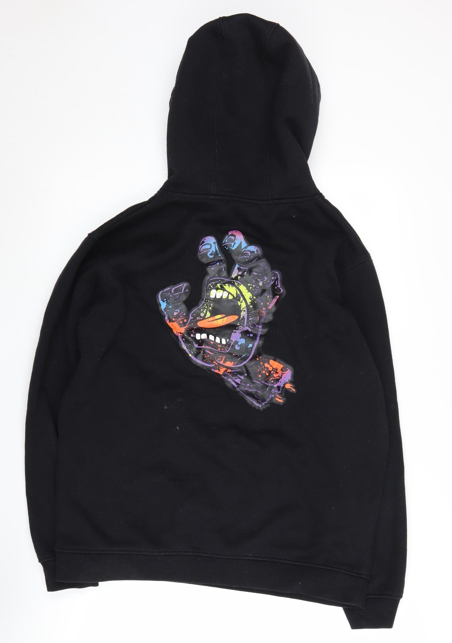 Santa Cruz Men's Black Pullover Hoodie, Size L