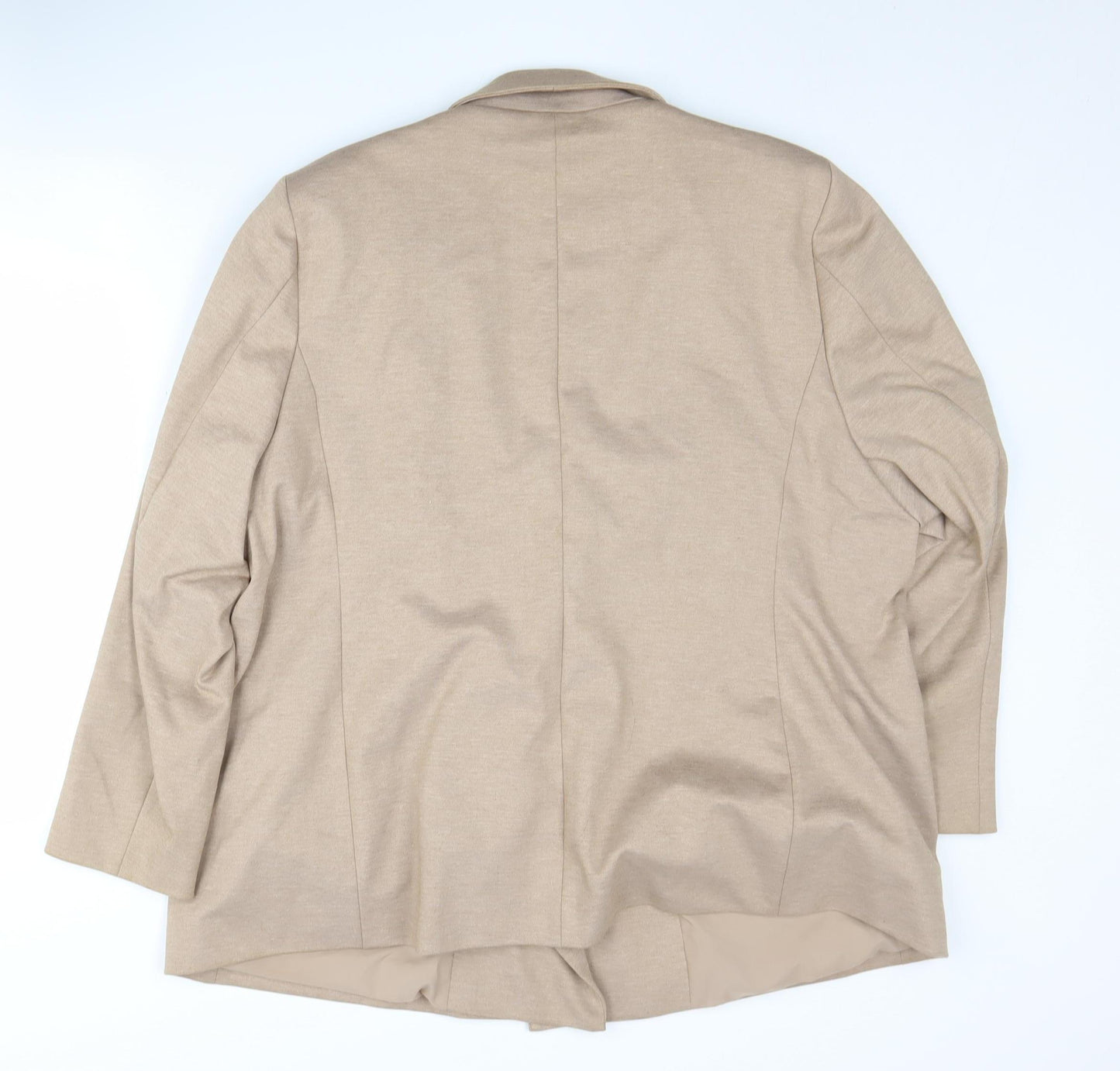 JD Williams Women’s Beige Double-Breasted Blazer Size 22