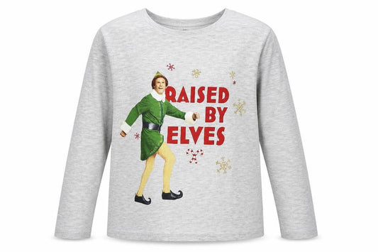 George Boys Grey Elf Christmas Pyjama Top 5-6 Years