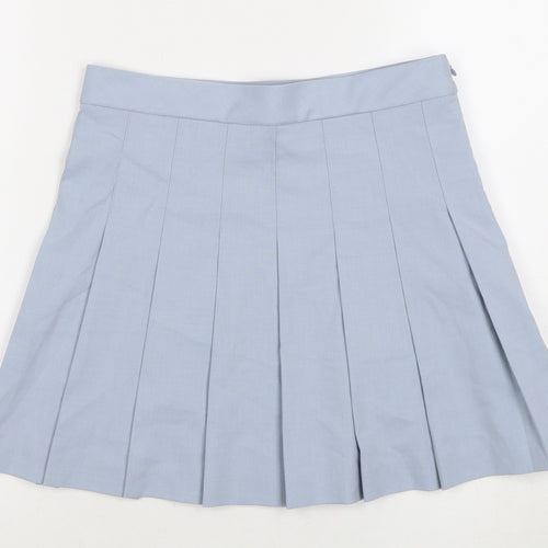 Uniqlo Women's Blue Pleated Skirt M - Stylish and Versatile