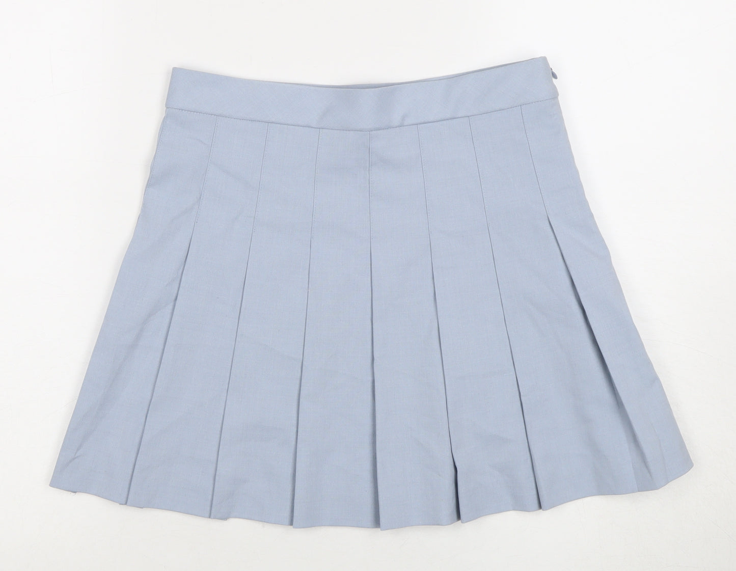 Uniqlo Women's Blue Pleated Skirt M - Stylish and Versatile