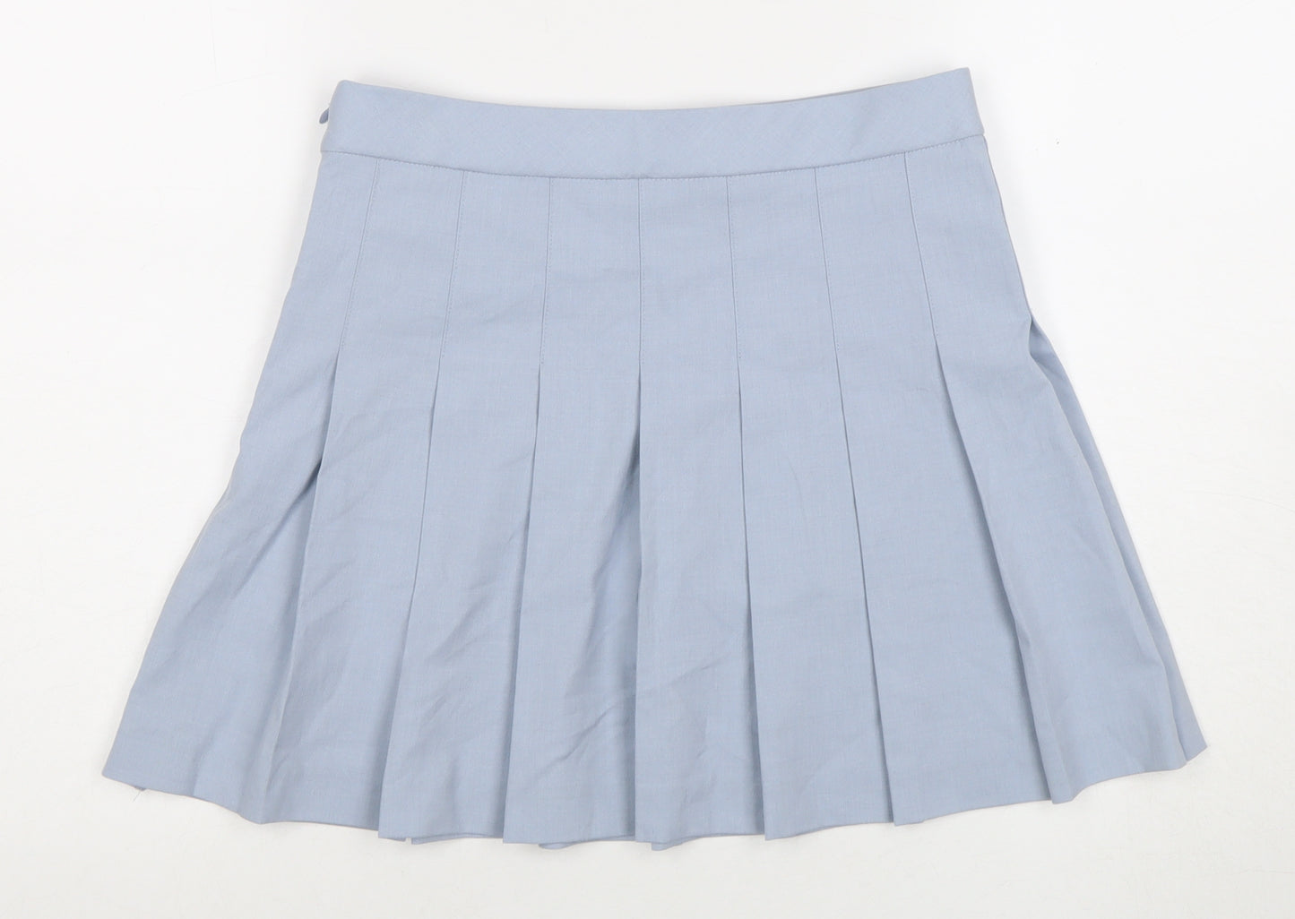 Uniqlo Women's Blue Pleated Skirt M - Stylish and Versatile