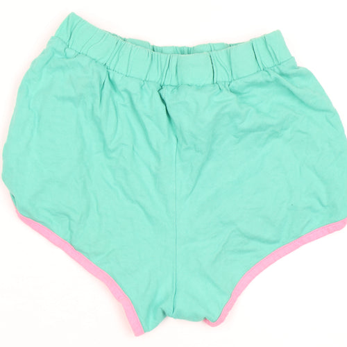 Disney Girls Green Sweat Shorts, 3-4 Years, Mickey Mouse Design