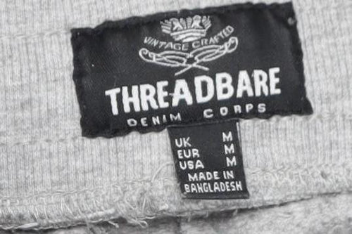 Threadbare Men's Grey Jogger Trousers Size M