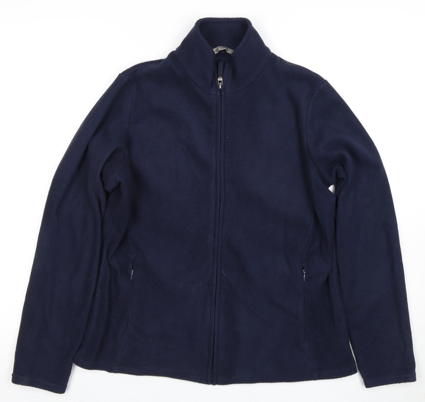 Marks and Spencer Women's Blue Fleece Jacket Size 16