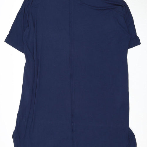 Zim & Zoe Women's Blue Short Sleeve Dress Size 20
