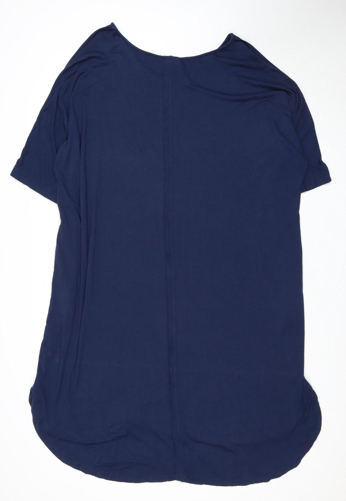 Zim & Zoe Women's Blue Short Sleeve Dress Size 20