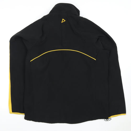 ISC Men's Black Sports Sweatshirt Size L 1/4 Zip