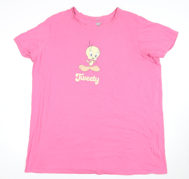 Looney Tunes Pink Tweety Nightshirt Women Size 22
