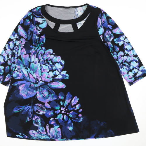EVANS Women's Floral Tunic, Multicoloured, Size 18