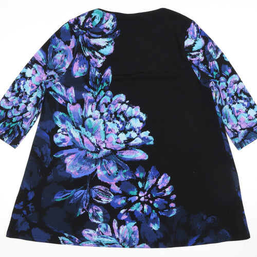 EVANS Women's Floral Tunic, Multicoloured, Size 18