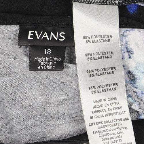 EVANS Women's Floral Tunic, Multicoloured, Size 18