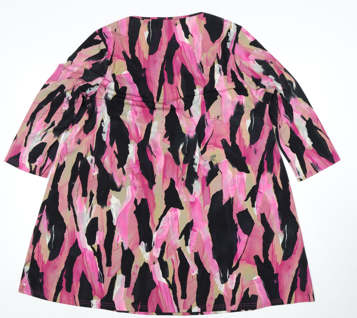 Evans Women's Multicoloured Tunic Top Size 18