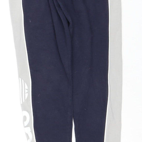 Adidas Unisex Black Track Pants Size 8 Gym & Training