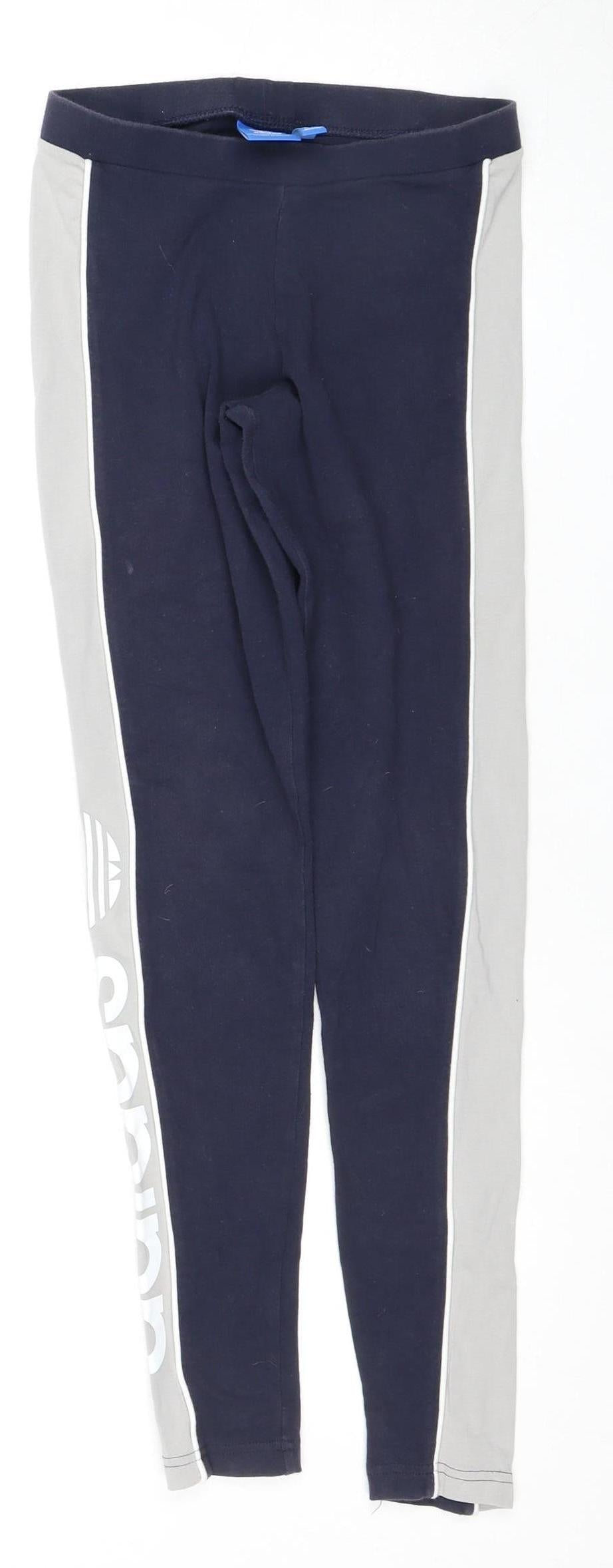 Adidas Unisex Black Track Pants Size 8 Gym & Training