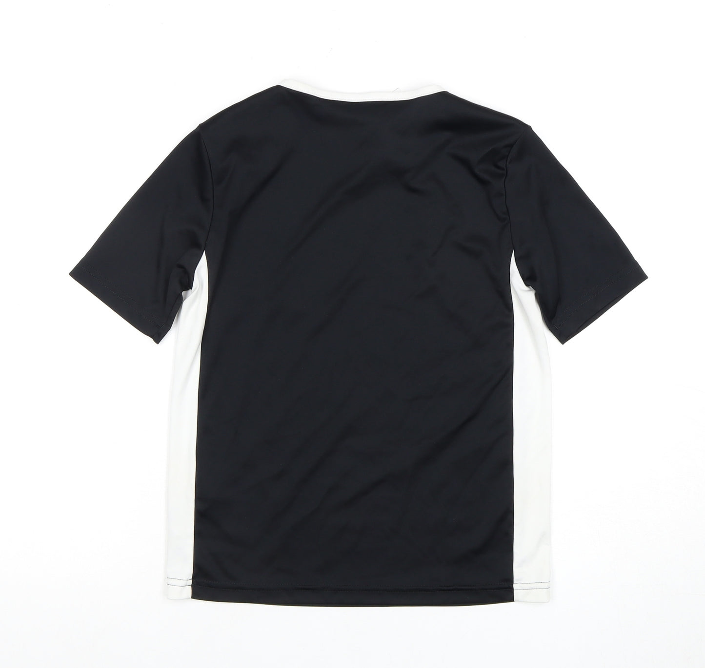 Adidas Boys Black S Jersey T-Shirt Athletic Fit