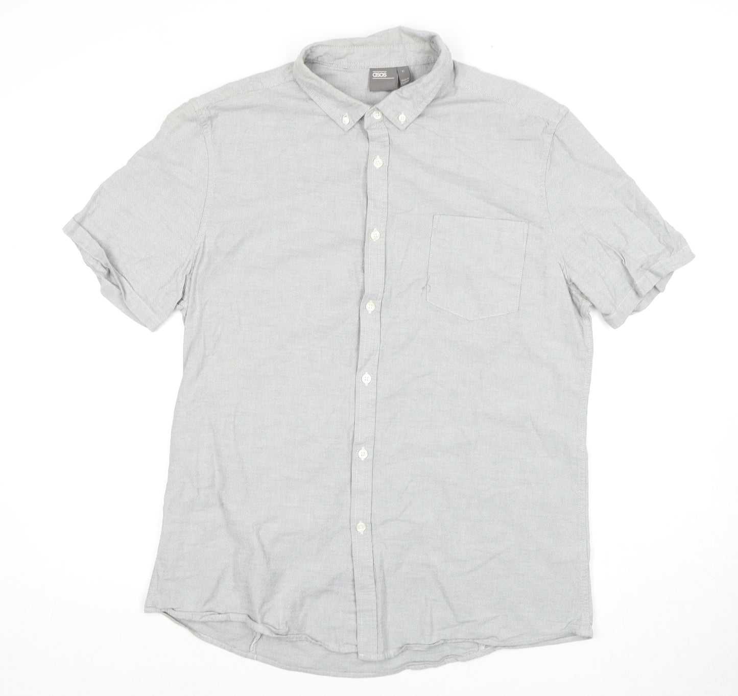 ASOS Men's Grey XL Casual Button-Up Shirt
