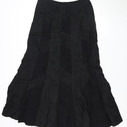 Marks and Spencer Black A-Line Women's Long Skirt Size 12