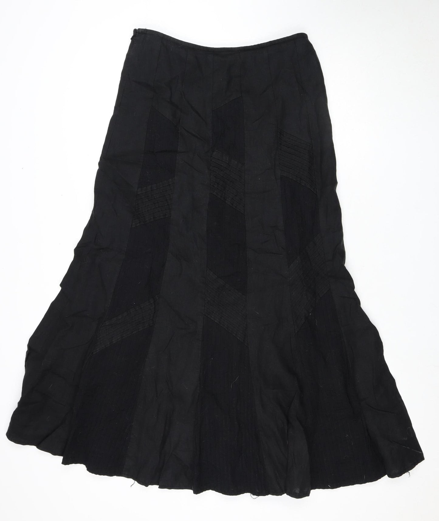 Marks and Spencer Black A-Line Women's Long Skirt Size 12