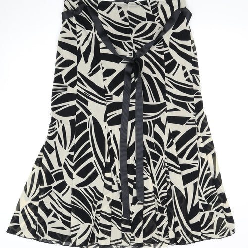 Marks and Spencer Women's Black Pleated Skirt Set, Size 14
