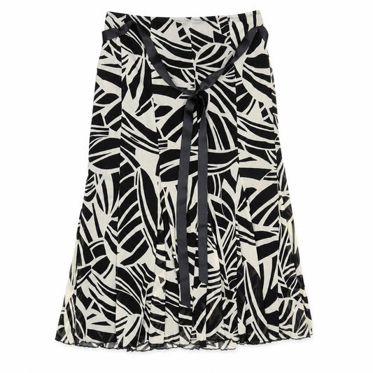 Front view of Marks & Spencer Women's Black Pleated Skirt Set, size 14