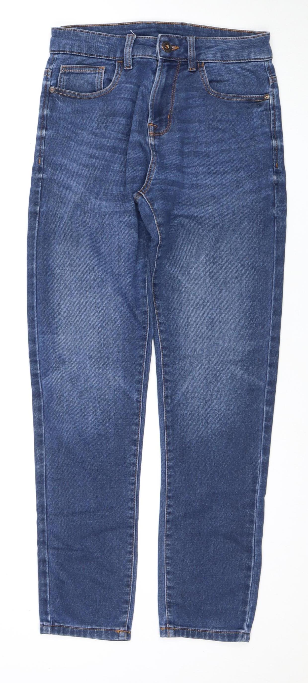 Next Men's Blue Straight Jeans - Size M, Medium Wash