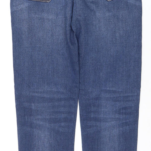 Next Men's Blue Straight Jeans - Size M, Medium Wash