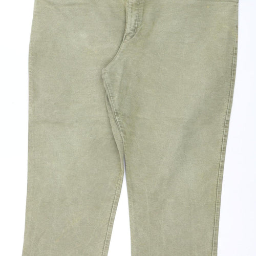 BUCKLER Men's Beige Straight Trousers Size L