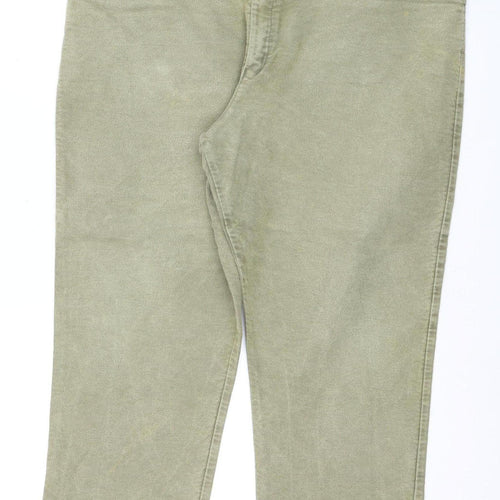 BUCKLER Men's Beige Straight Trousers Size L