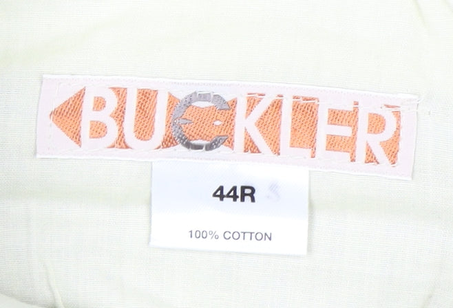 BUCKLER Men's Beige Straight Trousers Size L