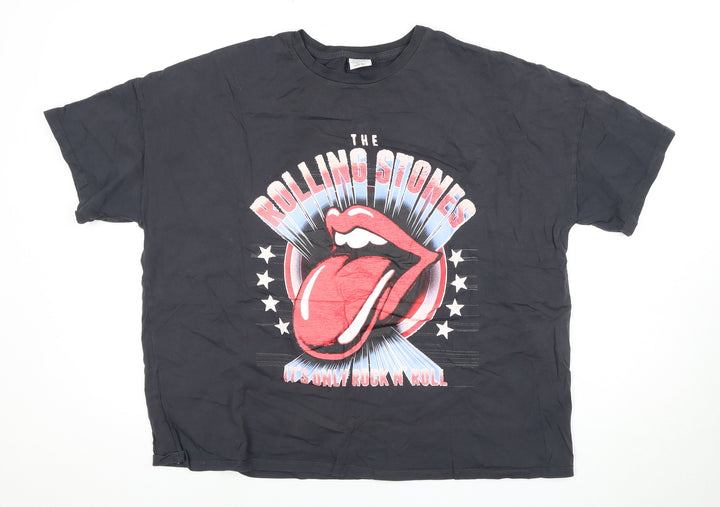 The Rolling Stones Black XL Music T-Shirt Unisex